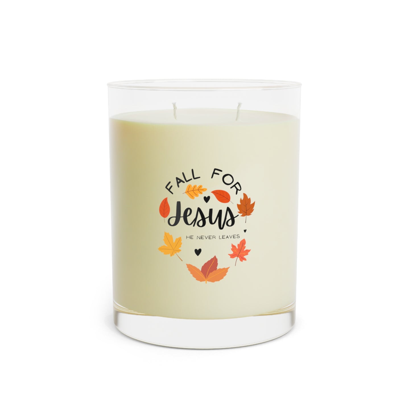 Fall for Jesus Scented Candle - Full Glass, 11oz