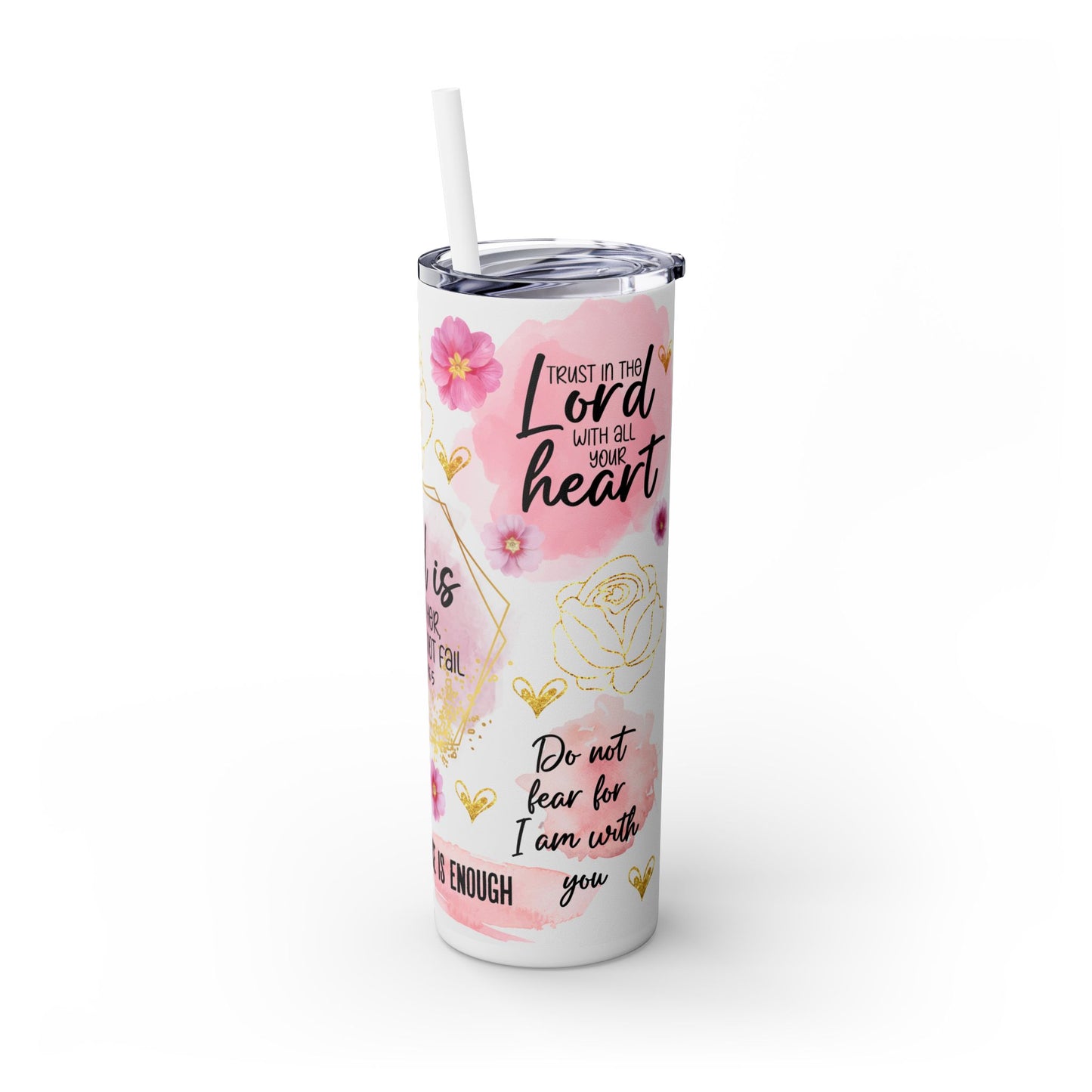 God is within Her Tumbler with Straw, 20oz