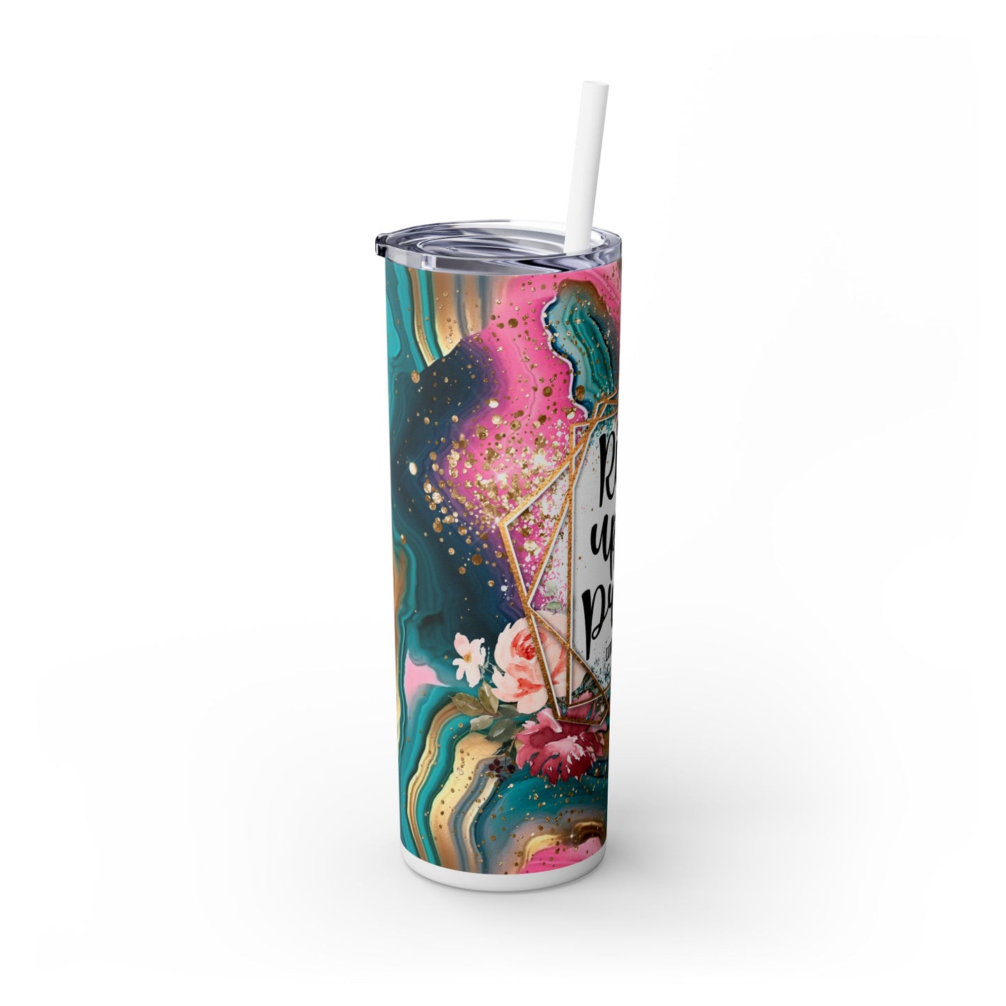 Rise up and Pray Tumbler with Straw, 20oz