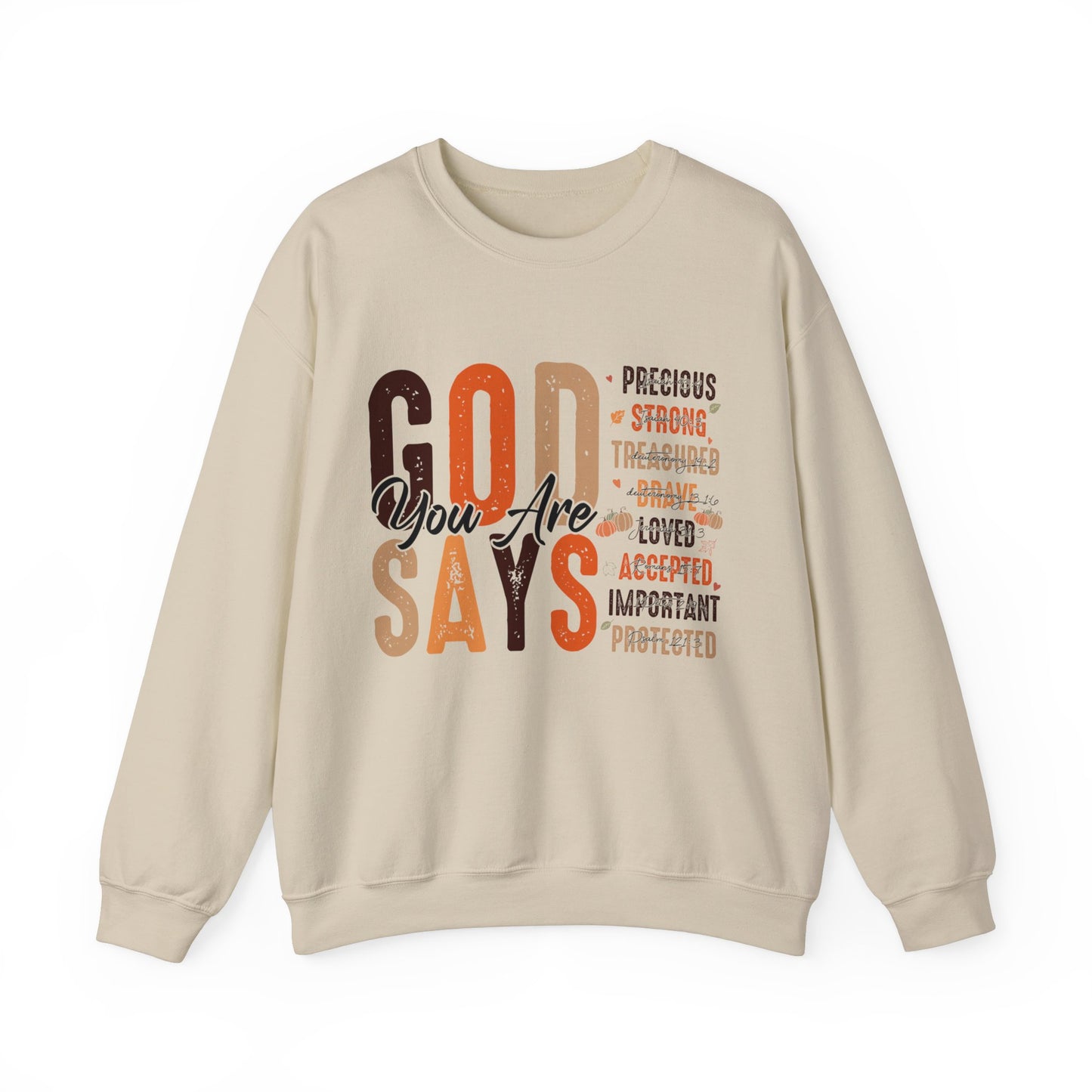 God Says Crewneck Sweatshirt