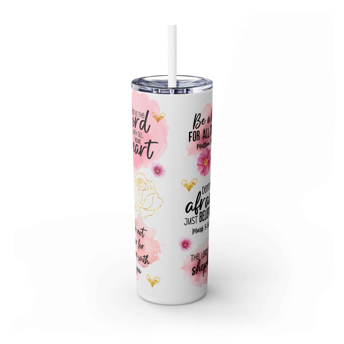 God is within Her Tumbler with Straw, 20oz