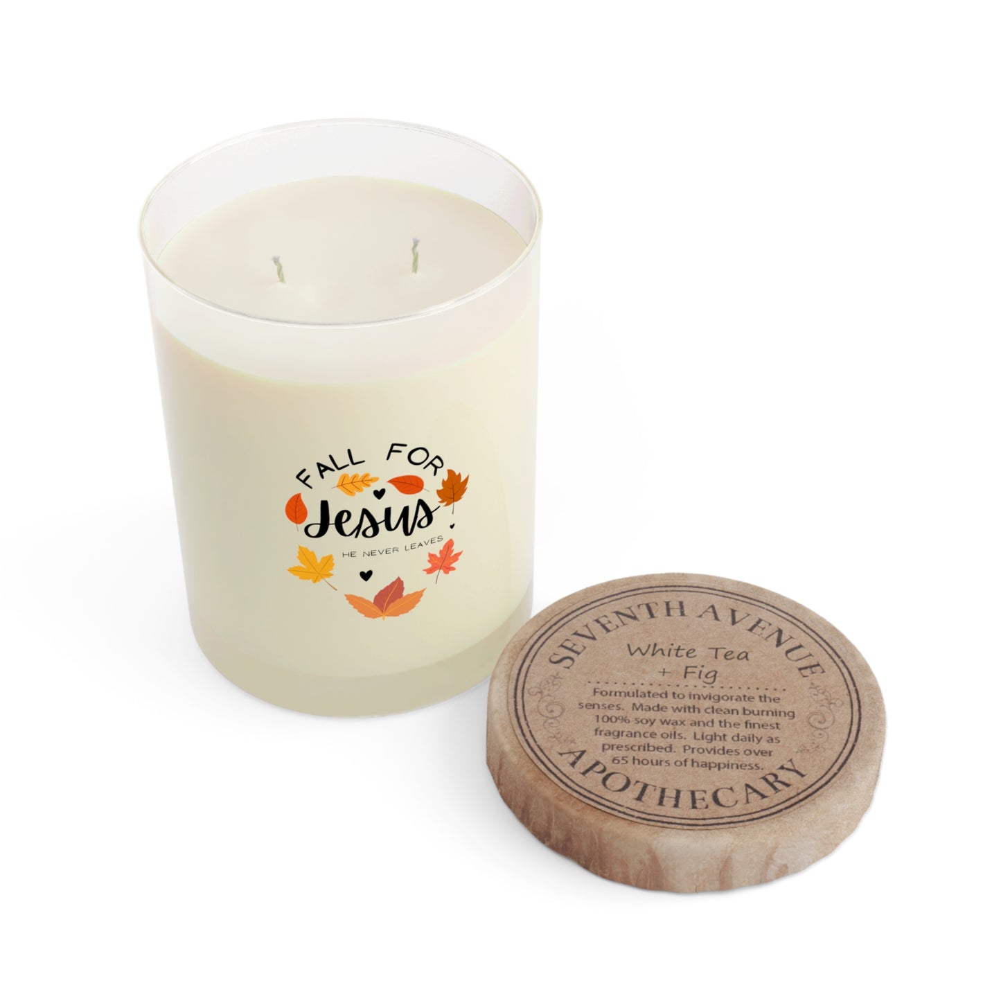 Fall for Jesus Scented Candle - Full Glass, 11oz