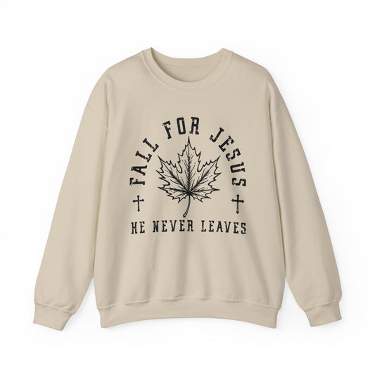 Fall for Jesus Crewneck Sweatshirt