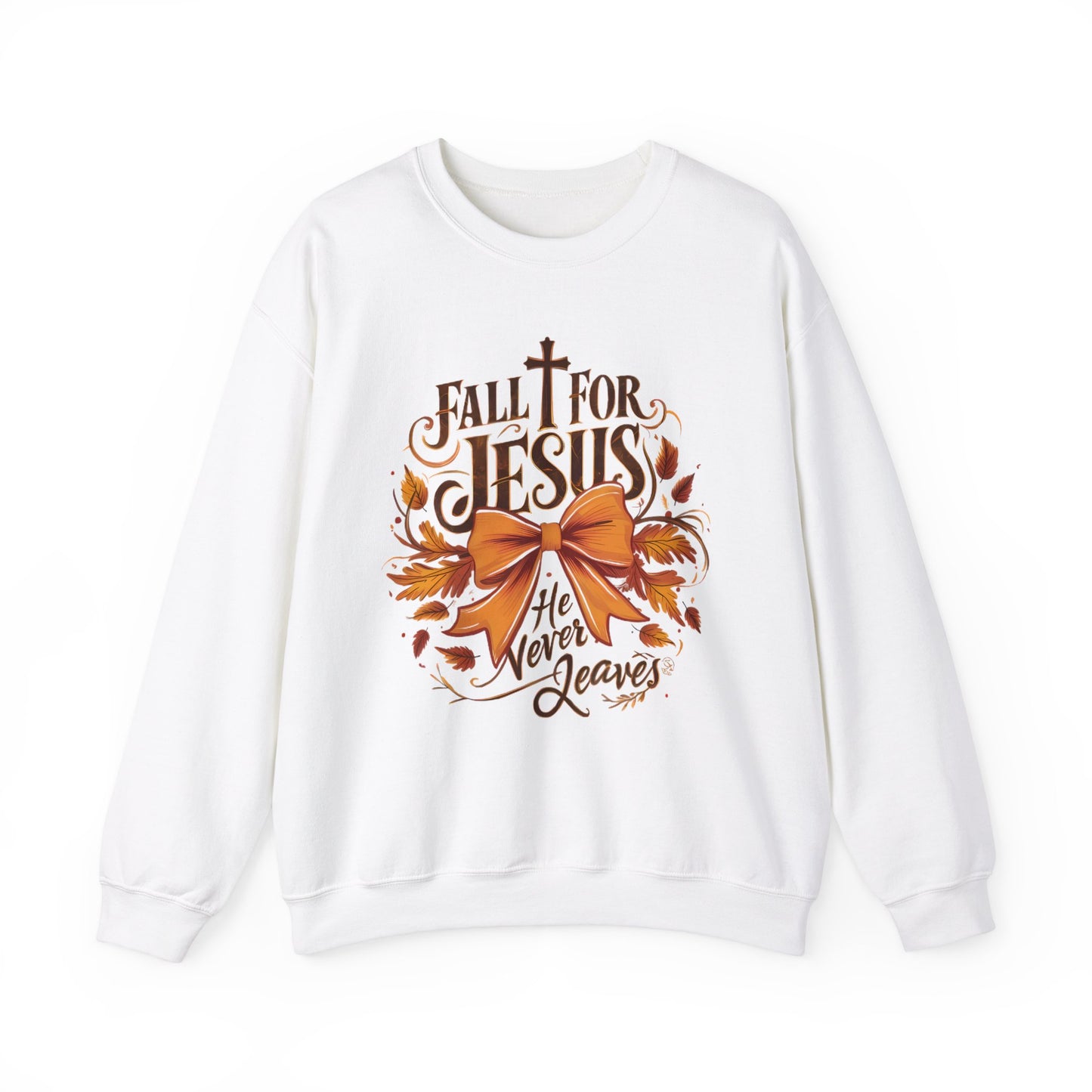 Fall for Jesus Bow Crewneck Sweatshirt