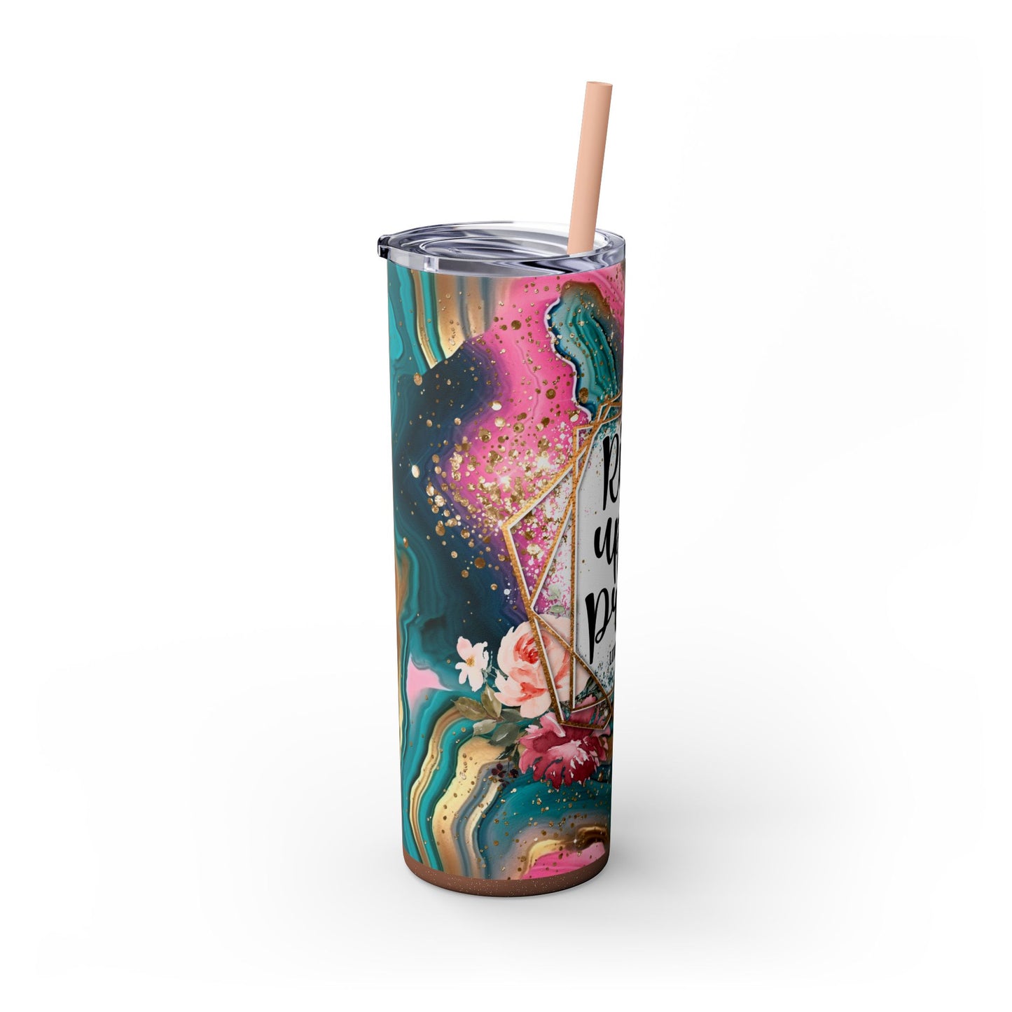 Rise up and Pray Tumbler with Straw, 20oz