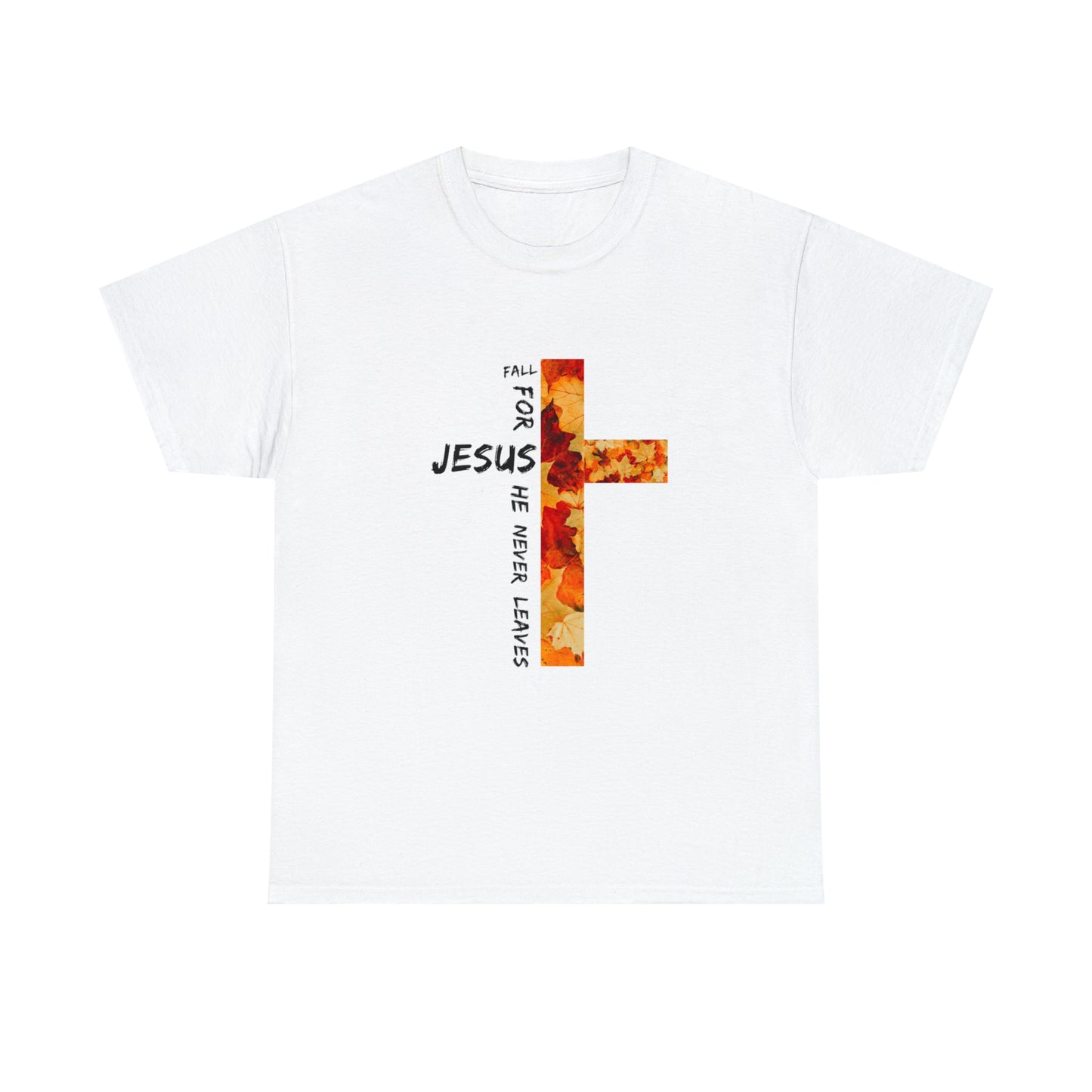 Fall For Jesus Cross Tee