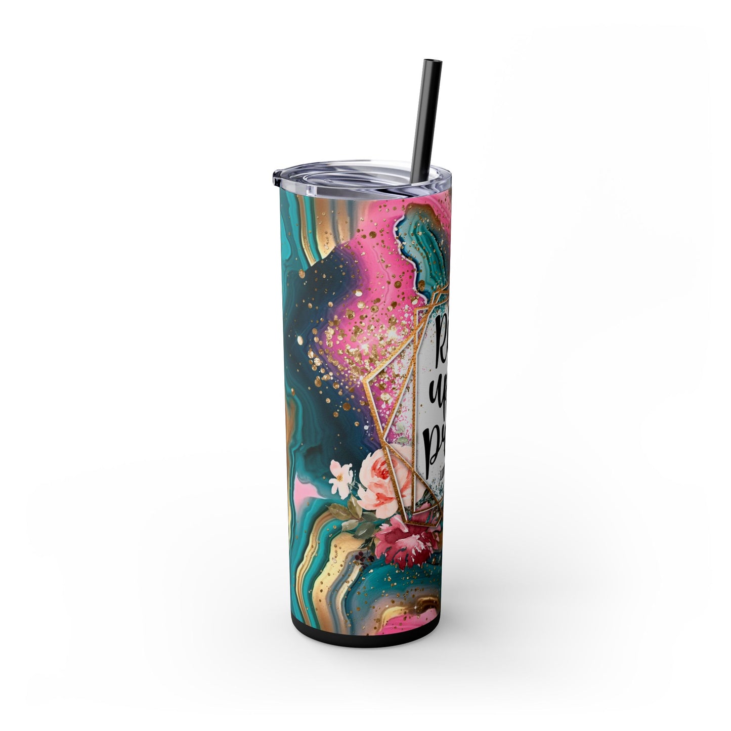 Rise up and Pray Tumbler with Straw, 20oz