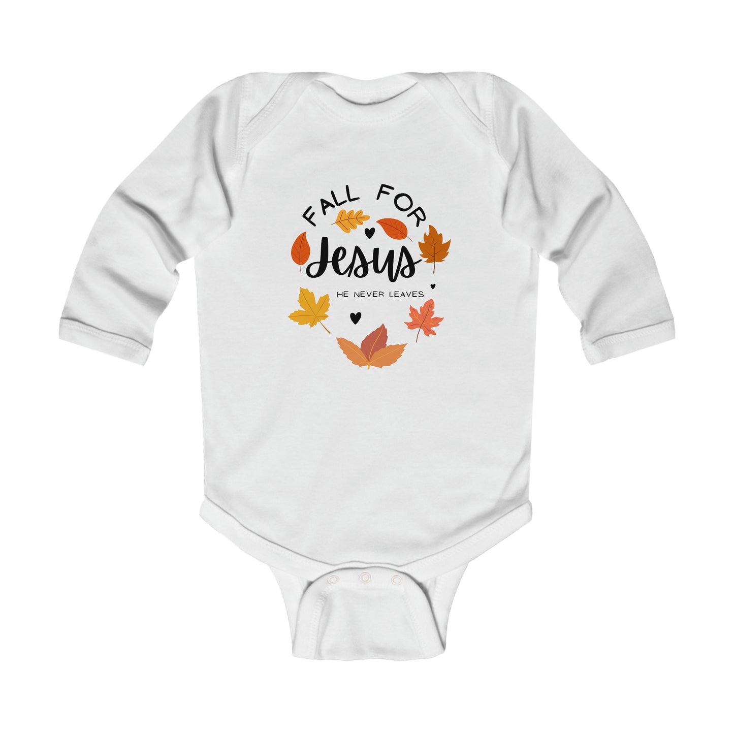 Infant Fall for Jesus Long Sleeve Bodysuit