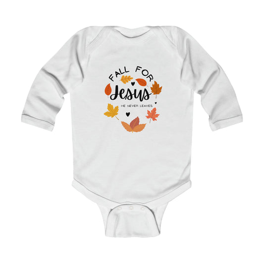 Infant Fall for Jesus Long Sleeve Bodysuit