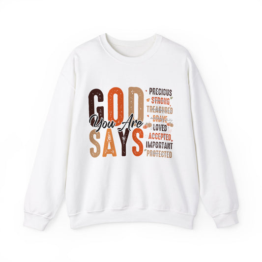 God Says Crewneck Sweatshirt