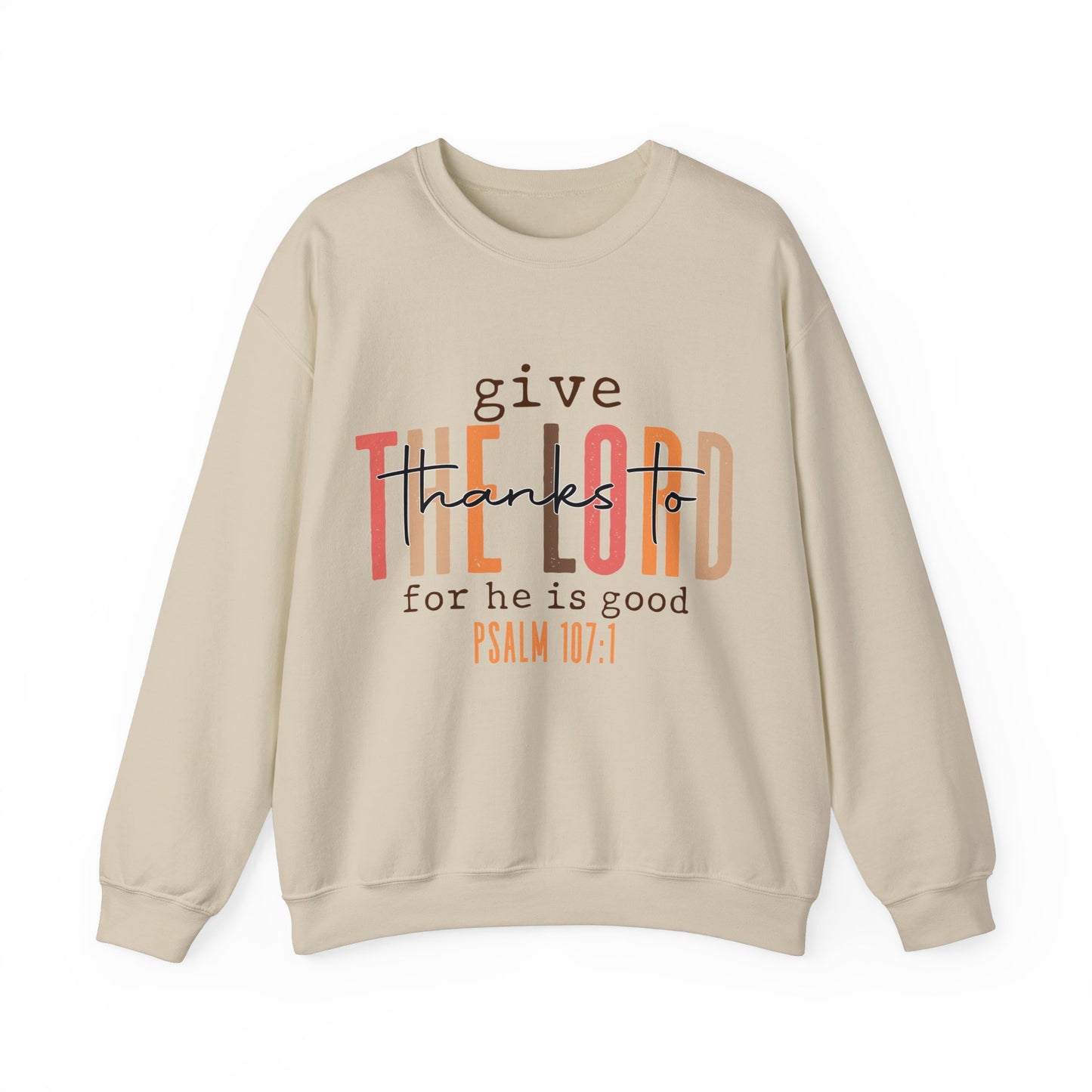 Give Thanks Crewneck Sweatshirt