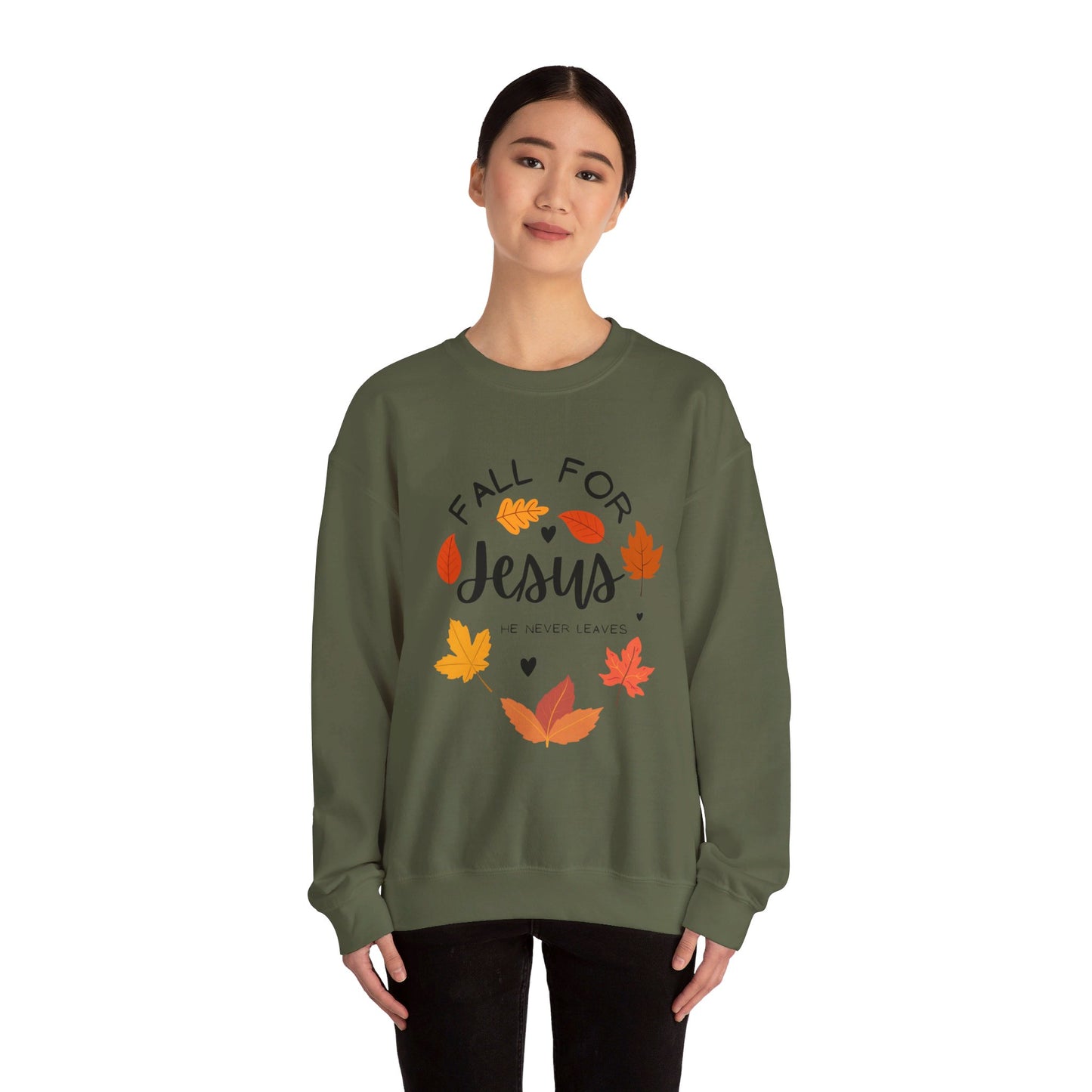 Fall for Jesus Crewneck Sweatshirt