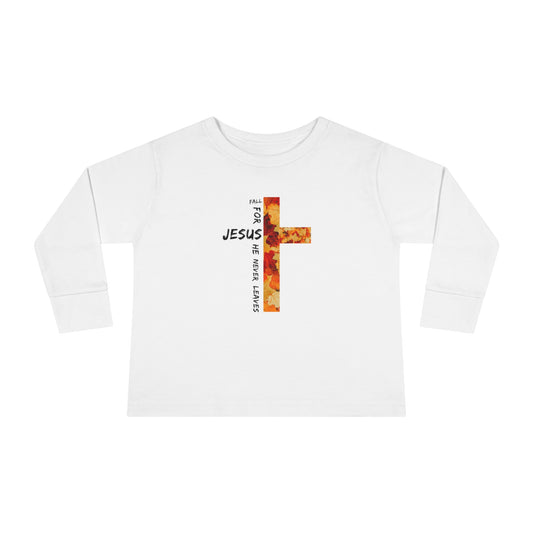 Toddler Jesus Christ Long Sleeve Tee